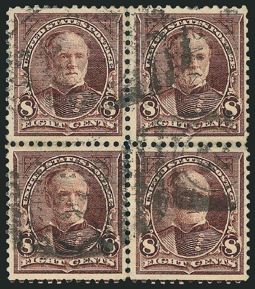 Prices of US Stamp Scott #272: 1895 8c Sherman. Robert Siegel Auction Galleries, Dec 2009, Sale 977, Lot 414