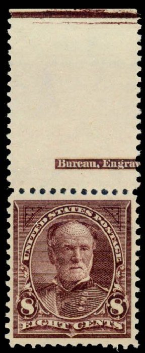 US Stamp Prices Scott # 272: 8c 1895 Sherman. Daniel Kelleher Auctions, May 2014, Sale 652, Lot 415