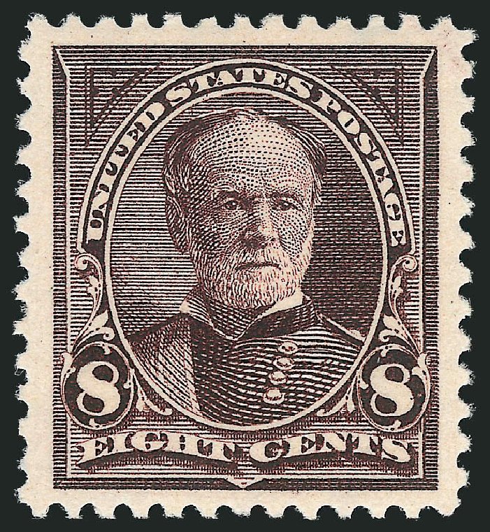 US Stamp Price Scott Catalog #272: 1895 8c Sherman. Robert Siegel Auction Galleries, Dec 2013, Sale 1062, Lot 455