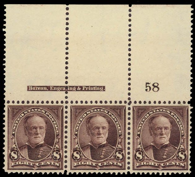 Cost of US Stamp Scott Catalogue #272 - 1895 8c Sherman. Daniel Kelleher Auctions, Jun 2012, Sale 630, Lot 1622