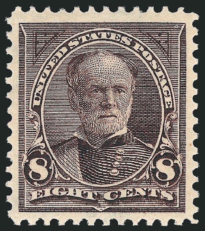 Price of US Stamps Scott Catalogue 272 - 1895 8c Sherman. Robert Siegel Auction Galleries, Mar 2012, Sale 1019, Lot 602