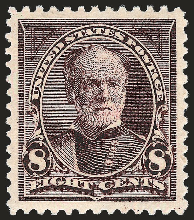 Costs of US Stamp Scott # 272 - 1895 8c Sherman. Robert Siegel Auction Galleries, Dec 2008, Sale 967, Lot 4442