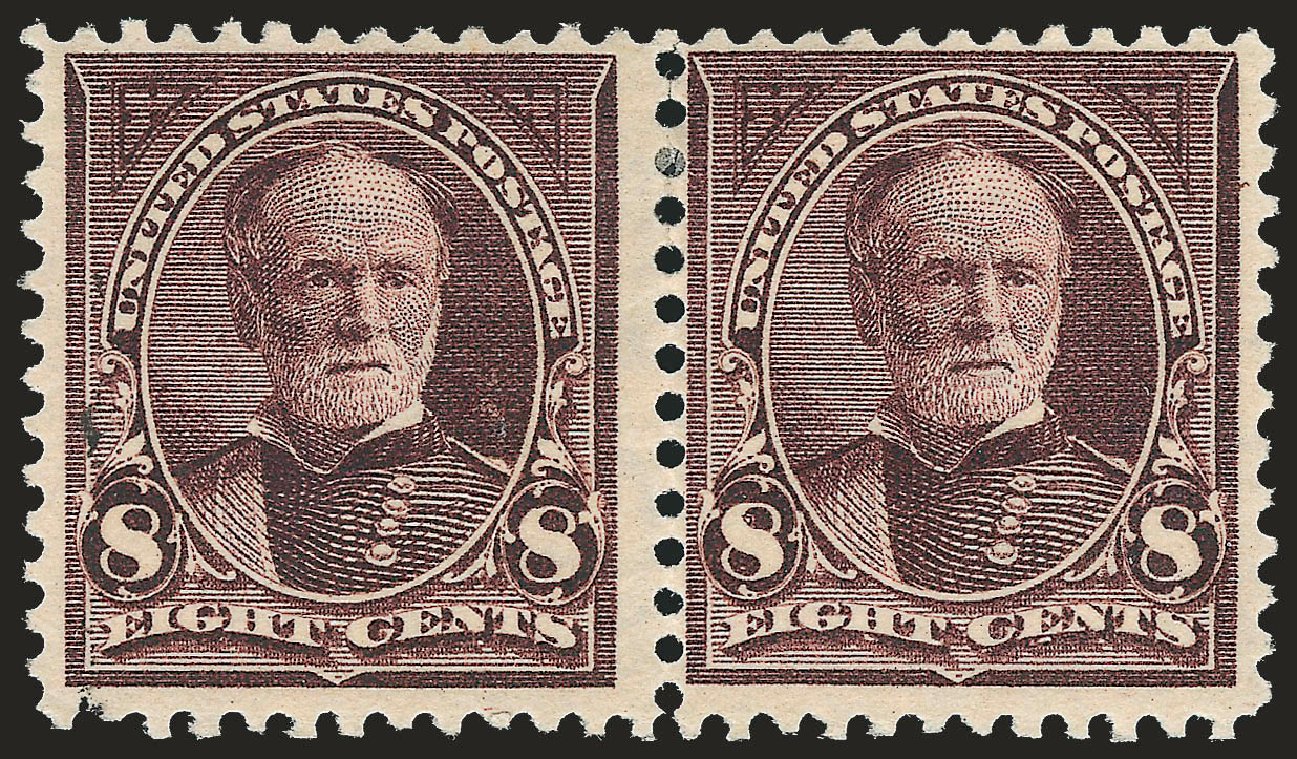 US Stamps Value Scott Catalog 272 - 1895 8c Sherman. Robert Siegel Auction Galleries, Dec 2009, Sale 977, Lot 412
