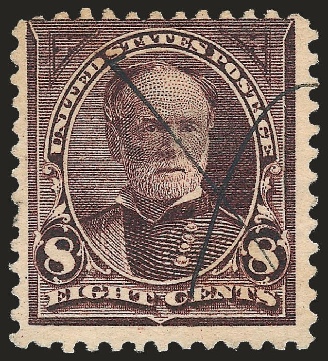 US Stamps Prices Scott #272: 1895 8c Sherman. Robert Siegel Auction Galleries, Dec 2009, Sale 977, Lot 413