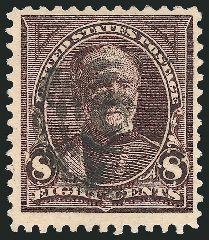 Values of US Stamp Scott # 272 - 1895 8c Sherman. Robert Siegel Auction Galleries, Dec 2009, Sale 982, Lot 5616