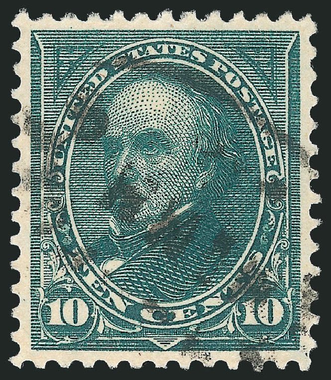 US Stamp Prices Scott #273 - 1895 10c Webster. Robert Siegel Auction Galleries, Dec 2009, Sale 982, Lot 5617
