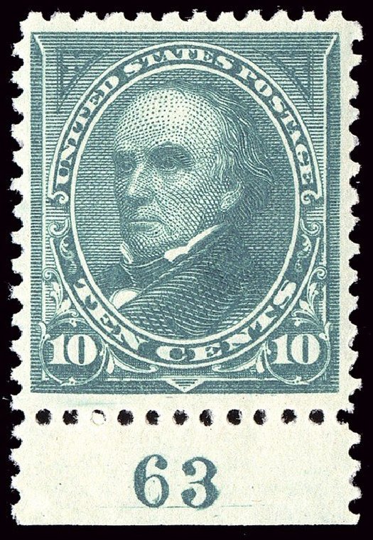 Costs of US Stamps Scott Catalog # 273: 1895 10c Webster. Spink Shreves Galleries, Jan 2014, Sale 146, Lot 317