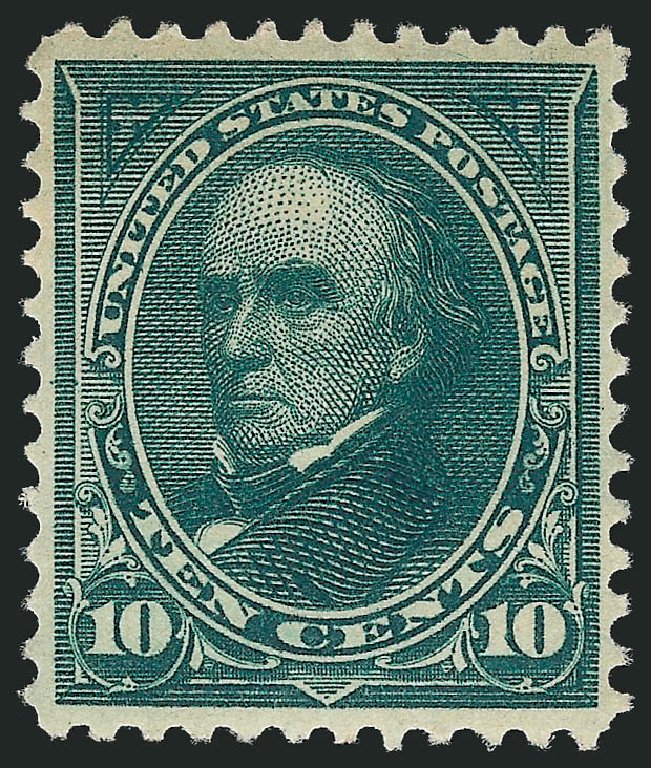 US Stamp Values Scott Catalog # 273: 1895 10c Webster. Robert Siegel Auction Galleries, Apr 2010, Sale 984, Lot 669