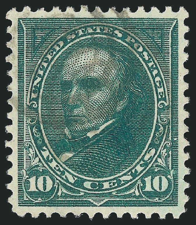 US Stamp Values Scott Catalog # 273 - 10c 1895 Webster. Robert Siegel Auction Galleries, Oct 2012, Sale 1032, Lot 3390