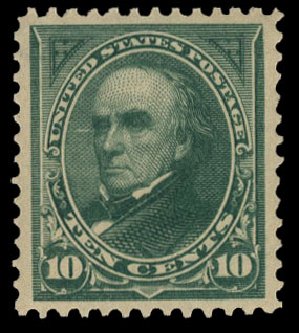 Prices of US Stamps Scott # 273: 1895 10c Webster. Cherrystone Auctions, Mar 2010, Sale 201003, Lot 151
