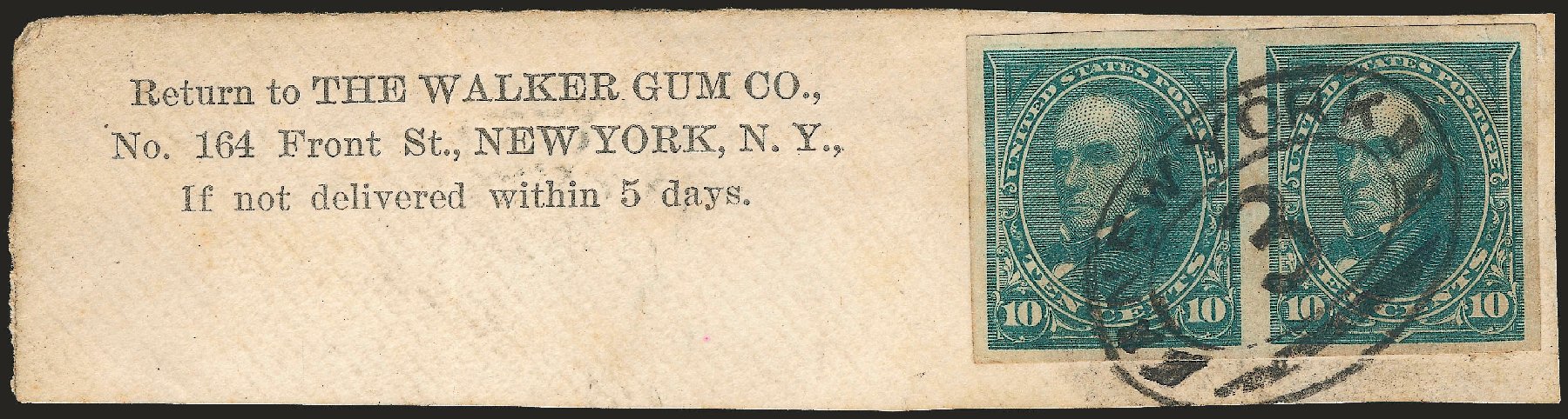 Values of US Stamps Scott #273: 1895 10c Webster. Robert Siegel Auction Galleries, Dec 2009, Sale 977, Lot 511