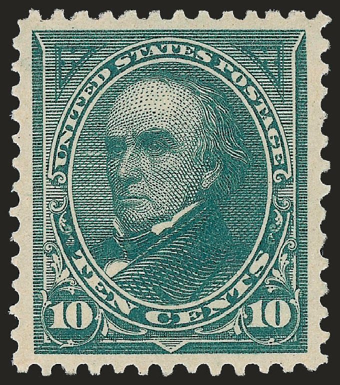 Value of US Stamps Scott #273: 10c 1895 Webster. Robert Siegel Auction Galleries, Jun 2010, Sale 992, Lot 2361