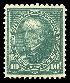 Values of US Stamp Scott # 273 - 10c 1895 Webster. Matthew Bennett International, Sep 2010, Sale 333, Lot 3685