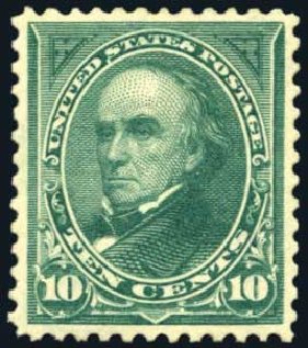 Costs of US Stamps Scott # 273 - 10c 1895 Webster. Harmer-Schau Auction Galleries, May 2014, Sale 101, Lot 145