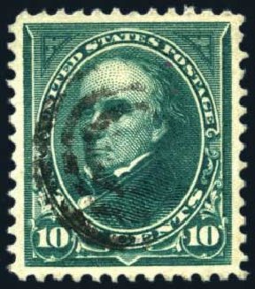 Price of US Stamps Scott Catalog # 273: 10c 1895 Webster. Harmer-Schau Auction Galleries, Aug 2011, Sale 90, Lot 1415