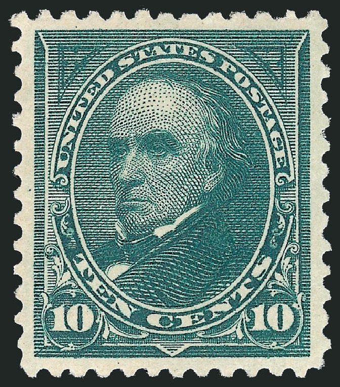 US Stamps Value Scott Catalogue 273: 10c 1895 Webster. Robert Siegel Auction Galleries, Nov 2012, Sale 1034, Lot 255