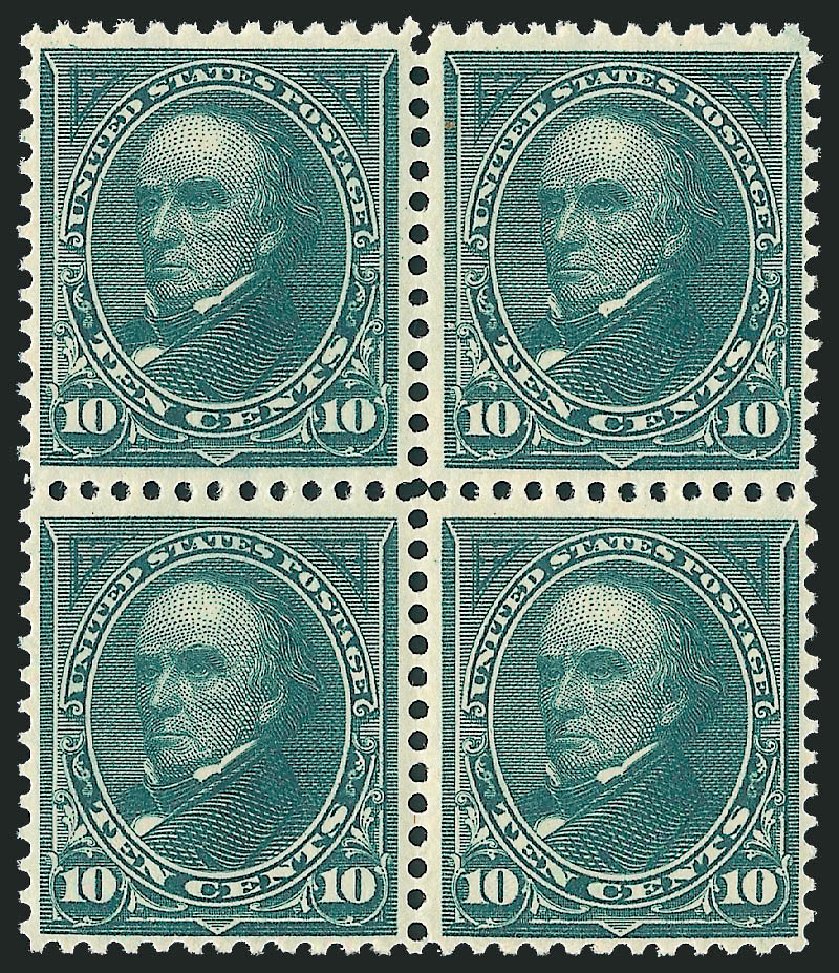 Costs of US Stamps Scott 273: 1895 10c Webster. Robert Siegel Auction Galleries, Dec 2009, Sale 977, Lot 415