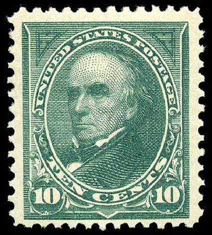 Cost of US Stamp Scott Catalogue #273 - 10c 1895 Webster. Matthew Bennett International, Apr 2008, Sale 326, Lot 256