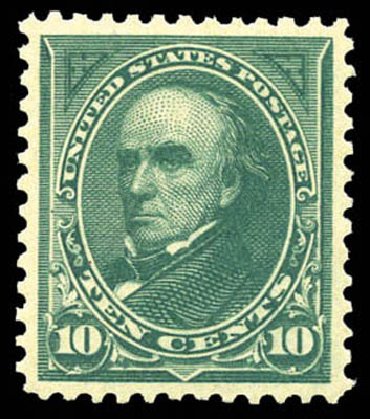 US Stamp Prices Scott Catalog # 273: 1895 10c Webster. Matthew Bennett International, Mar 2011, Sale 337, Lot 2716