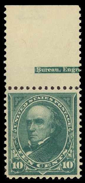 Value of US Stamps Scott #273 - 10c 1895 Webster. Daniel Kelleher Auctions, Aug 2012, Sale 631, Lot 986