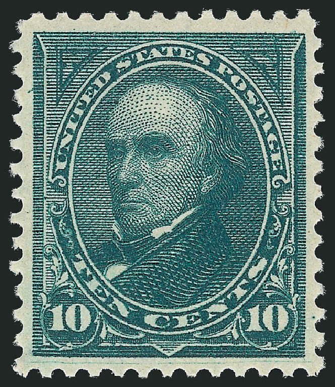 US Stamp Values Scott 273 - 1895 10c Webster. Robert Siegel Auction Galleries, Dec 2013, Sale 1062, Lot 456