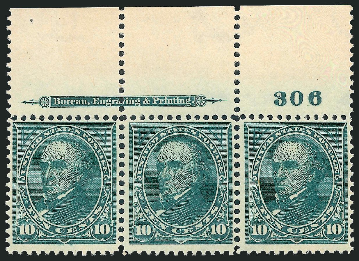Values of US Stamps Scott 273: 10c 1895 Webster. Robert Siegel Auction Galleries, Dec 2009, Sale 977, Lot 416
