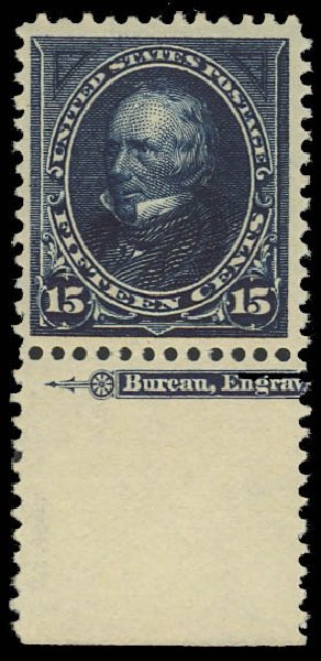 US Stamp Prices Scott 274: 15c 1895 Clay. Daniel Kelleher Auctions, Oct 2012, Sale 632, Lot 1187
