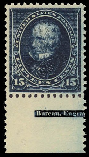 Value of US Stamps Scott Catalogue 274 - 15c 1895 Clay. Daniel Kelleher Auctions, Aug 2012, Sale 631, Lot 988