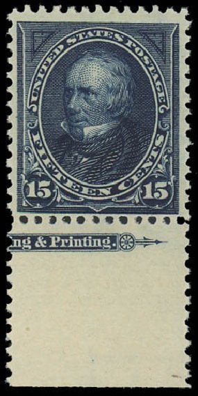 Cost of US Stamp Scott Catalogue 274: 15c 1895 Clay. Daniel Kelleher Auctions, Oct 2012, Sale 632, Lot 1188