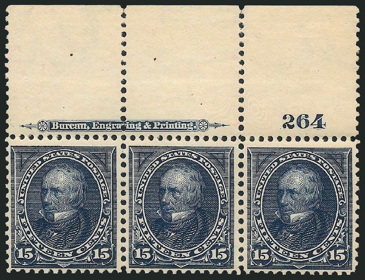 US Stamps Value Scott # 274 - 1895 15c Clay. Robert Siegel Auction Galleries, Jun 2011, Sale 1011, Lot 629