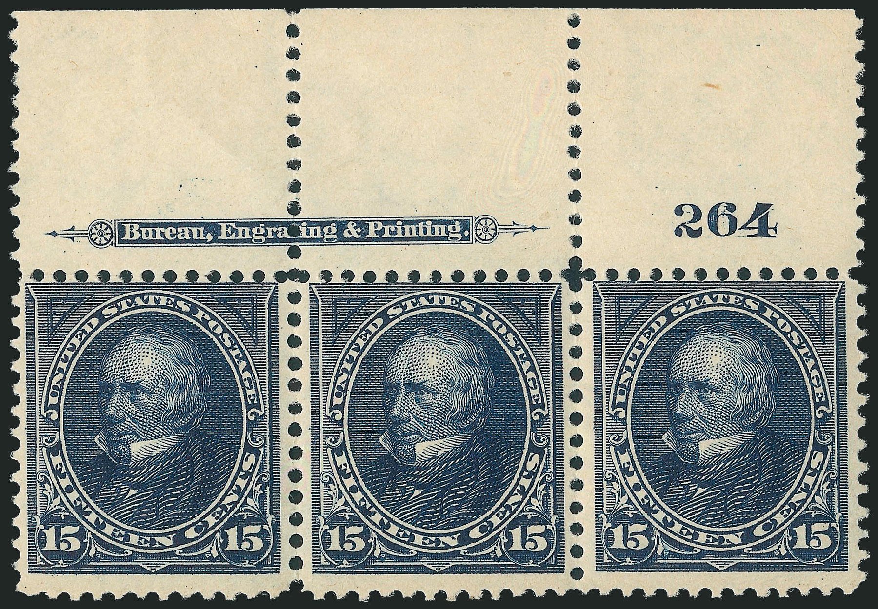 Value of US Stamps Scott Catalogue 274 - 1895 15c Clay. Robert Siegel Auction Galleries, Dec 2011, Sale 1017, Lot 684