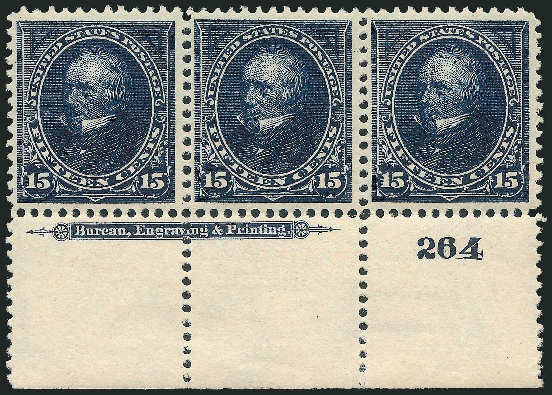 US Stamp Value Scott Catalog #274 - 15c 1895 Clay. Robert Siegel Auction Galleries, Dec 2011, Sale 1017, Lot 683