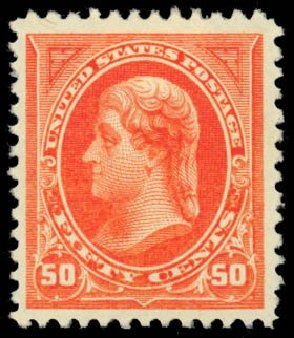 Value of US Stamps Scott # 275: 50c 1895 Jefferson. Daniel Kelleher Auctions, May 2014, Sale 652, Lot 418