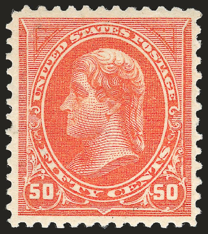 US Stamp Values Scott Catalogue # 275: 50c 1895 Jefferson. Robert Siegel Auction Galleries, Jun 2009, Sale 975, Lot 1588