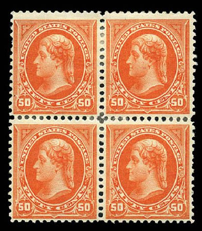 US Stamps Prices Scott Cat. #275: 1895 50c Jefferson. Matthew Bennett International, Mar 2012, Sale 344, Lot 4459