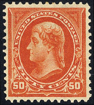 Cost of US Stamp Scott Cat. 275 - 50c 1895 Jefferson. Cherrystone Auctions, Mar 2009, Sale 200903, Lot 179