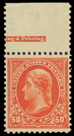 US Stamps Value Scott 275: 50c 1895 Jefferson. Daniel Kelleher Auctions, Aug 2012, Sale 631, Lot 989