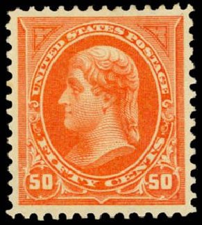 Prices of US Stamps Scott 275 - 50c 1895 Jefferson. Daniel Kelleher Auctions, May 2014, Sale 653, Lot 2189