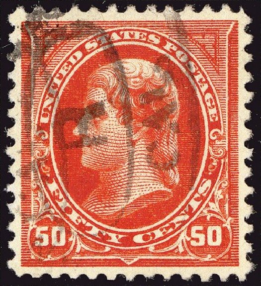 Costs of US Stamp Scott # 275 - 50c 1895 Jefferson. Spink Shreves Galleries, Jan 2014, Sale 146, Lot 319