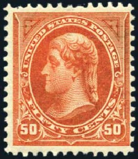 Price of US Stamp Scott Catalog 275 - 1895 50c Jefferson. Harmer-Schau Auction Galleries, Apr 2009, Sale 81, Lot 583
