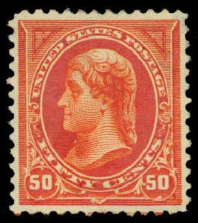 Prices of US Stamp Scott Catalog #275 - 50c 1895 Jefferson. Daniel Kelleher Auctions, Sep 2013, Sale 639, Lot 3363