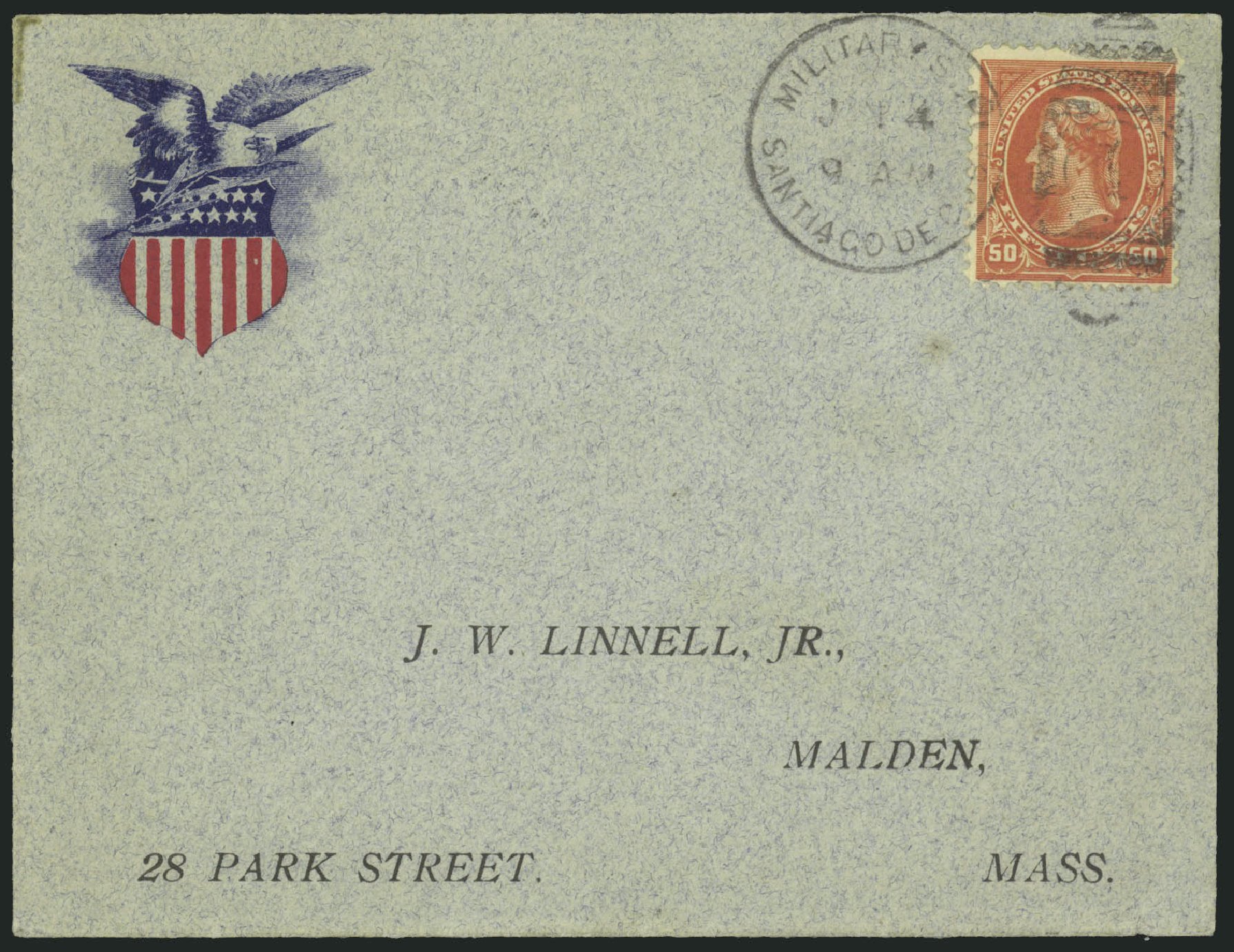 US Stamps Prices Scott Catalog 275: 1895 50c Jefferson. Robert Siegel Auction Galleries, Dec 2009, Sale 977, Lot 563