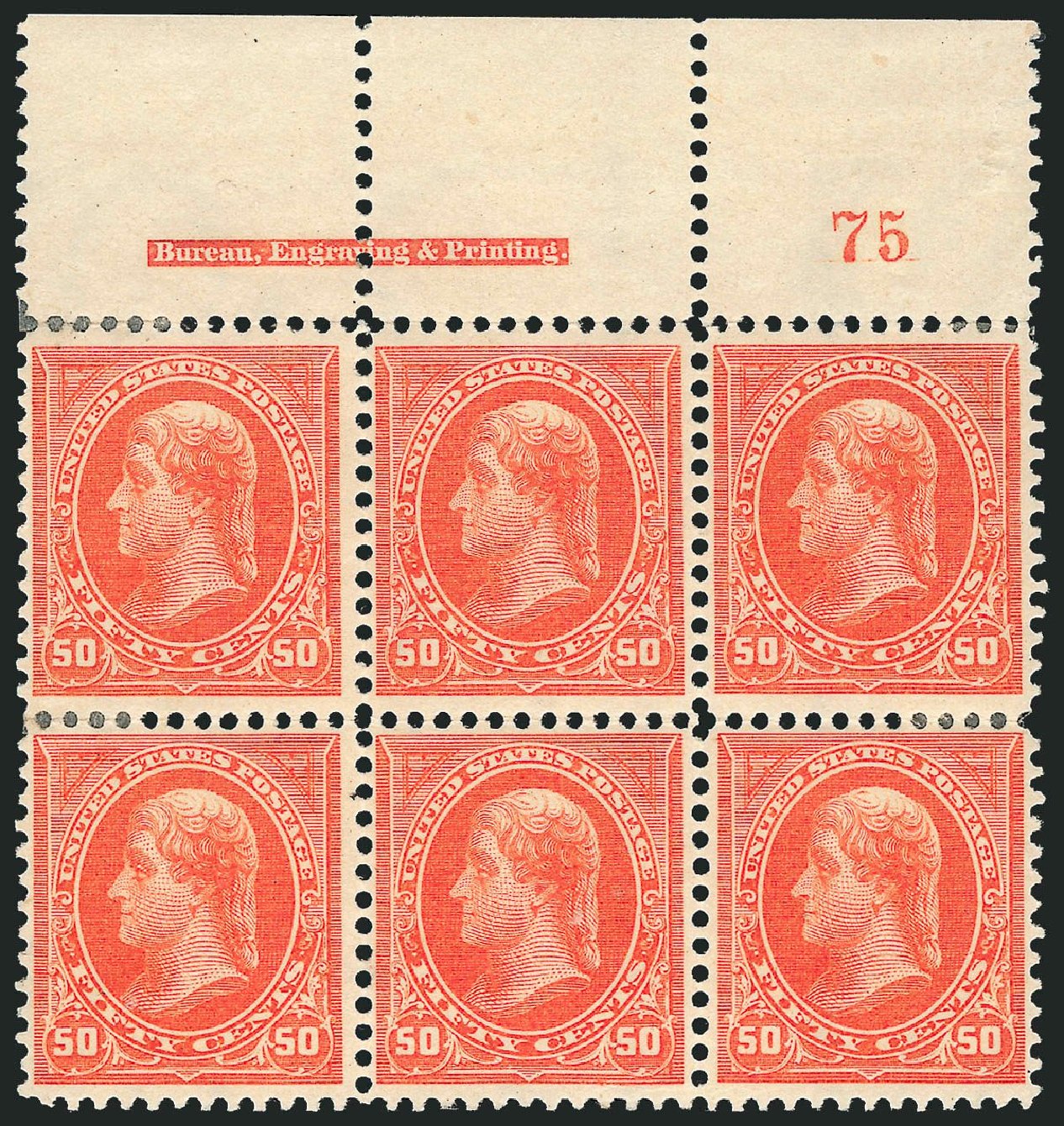 US Stamps Price Scott Catalog # 275 - 50c 1895 Jefferson. Robert Siegel Auction Galleries, Nov 2013, Sale 1061, Lot 3766