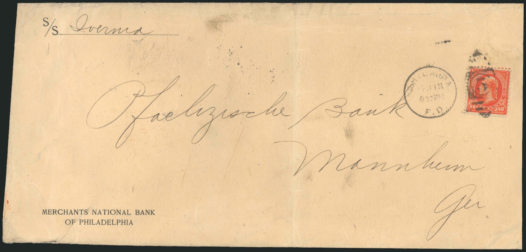 Values of US Stamps Scott Catalogue #275 - 50c 1895 Jefferson. Robert Siegel Auction Galleries, Dec 2009, Sale 977, Lot 566