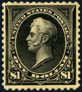 Value of US Stamp Scott Cat. 276 - US$1.00 1895 Perry. Harmer-Schau Auction Galleries, Jan 2013, Sale 96, Lot 517