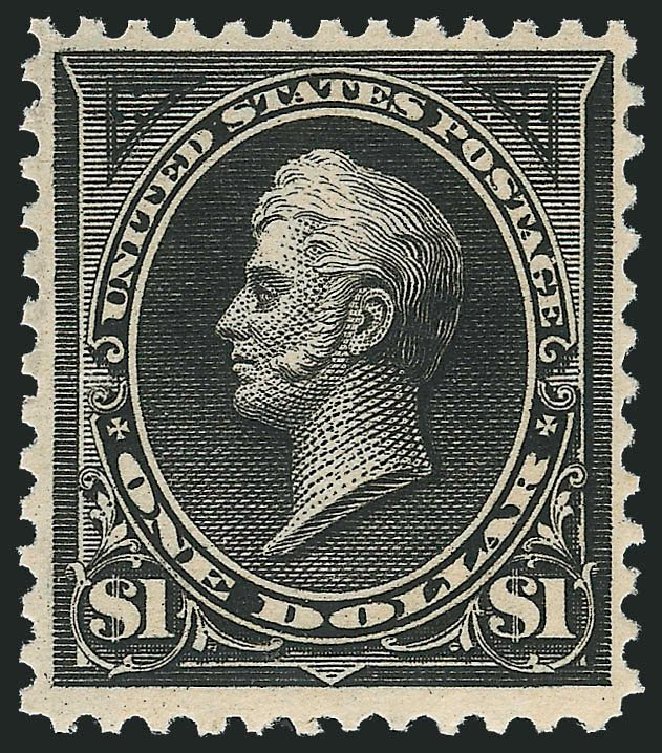 Costs of US Stamp Scott Catalogue #276: US$1.00 1895 Perry. Robert Siegel Auction Galleries, Jul 2013, Sale 1050, Lot 407