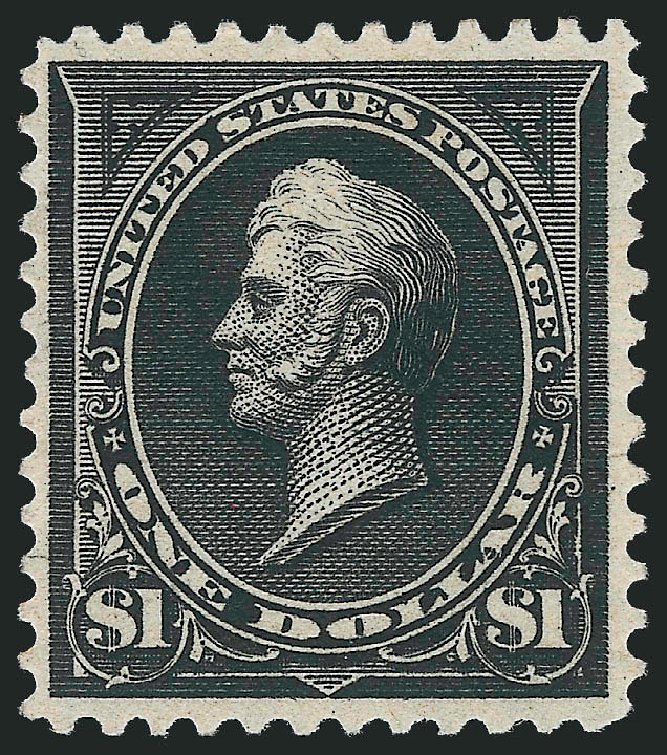 Costs of US Stamps Scott Catalogue # 276: US$1.00 1895 Perry. Robert Siegel Auction Galleries, Oct 2011, Sale 1013, Lot 328
