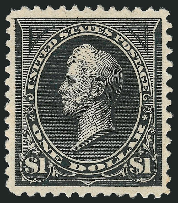 US Stamp Values Scott Catalog #276 - 1895 US$1.00 Perry. Robert Siegel Auction Galleries, Dec 2012, Sale 1037, Lot 1898