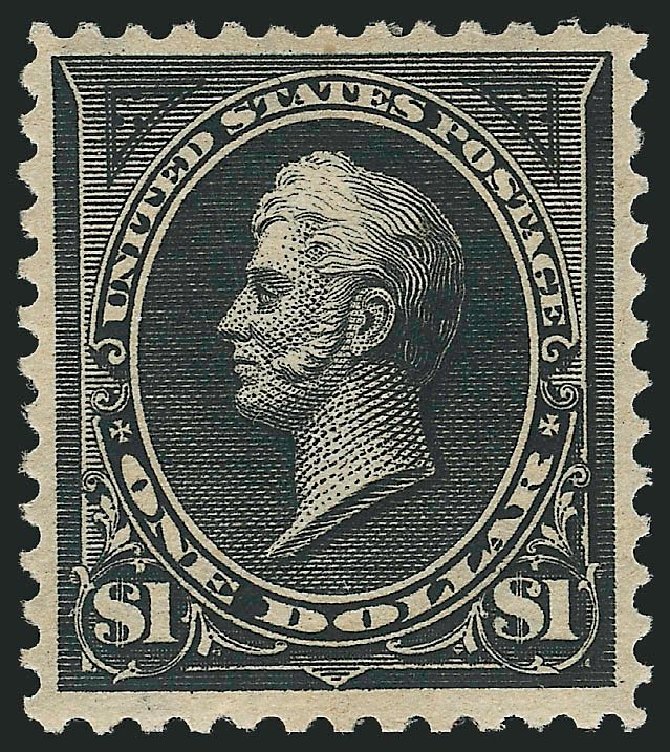 US Stamps Value Scott Cat. #276 - US$1.00 1895 Perry. Robert Siegel Auction Galleries, Mar 2014, Sale 1067, Lot 1278
