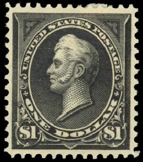 Costs of US Stamp Scott Catalogue #276 - US$1.00 1895 Perry. Daniel Kelleher Auctions, May 2014, Sale 652, Lot 419
